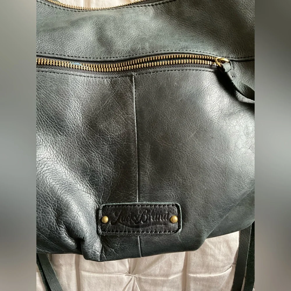 Lucky Brand saddle leather crossbody bag - Picture 7 of 12